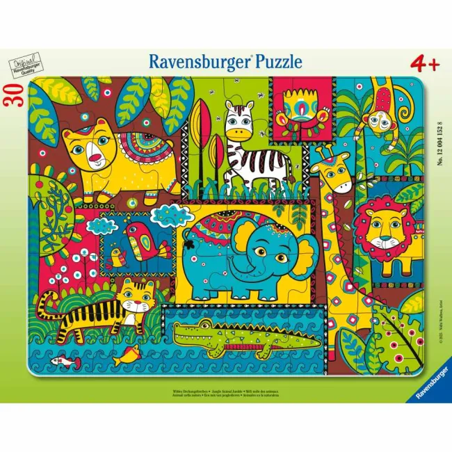 Ravensburger - Puzzle tip rama amestec vesel de animale 30 piese - ARTRVSPC04152