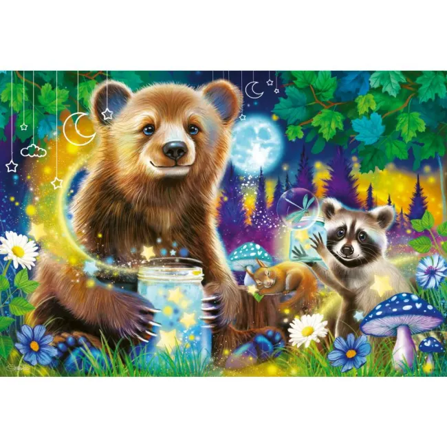 Ravensburger - Puzzle prietenii dragalasi ai padurii 2x24 piese - ARTRVSPC04160