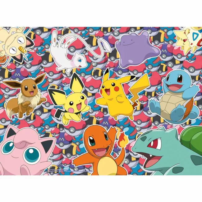 Ravensburger - Puzzle Pokemon gata de lupta 100 piese XXL - ARTRVSPC13338