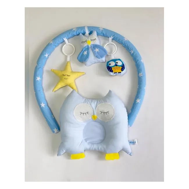 Babynest Plush MyKids 0115 Owls Blue MYK00086380