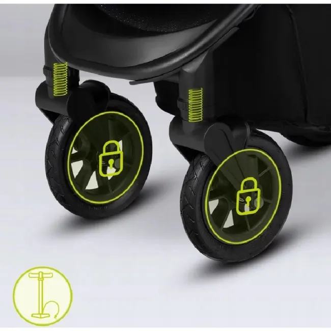 Carucior sport, Lionelo, Natt, De la nastere, Cu accesorii si capotina XXL reglabila, 0 - 22 kg, Conform cu standardele europene de securitate EN1888-1, EN1888-2, Gri BYNLO-NATT_GREY_STONE