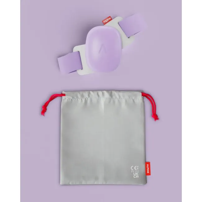 Casti antifonice pentru bebelusi si copii pana la 4 ani, ofera protectie auditiva, SNR 24, mov, ALPINE Muffy Baby Dawn Purple ALP29765