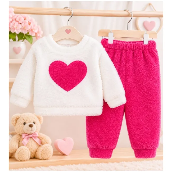 Compleu bebe fetiță 2 piese welsoft coccolino yby11sbs
