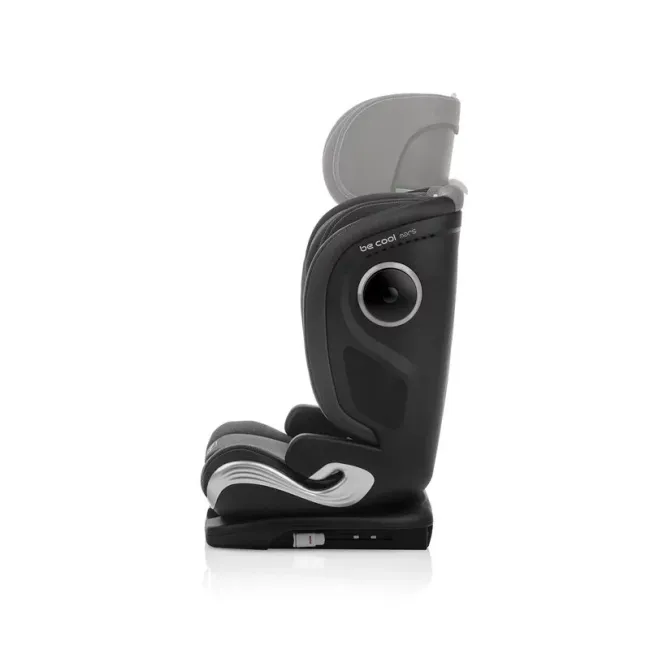 Scaun auto, Be Cool, Mars, I-Size, 100-150 cm, 4-12 ani, Cu isofix, Protectie superioara in caz de impact lateral - SPS, Cu tetiera reglabila, Conform cu standardul european de securitate ECE R129, Iron BYN8420421077979
