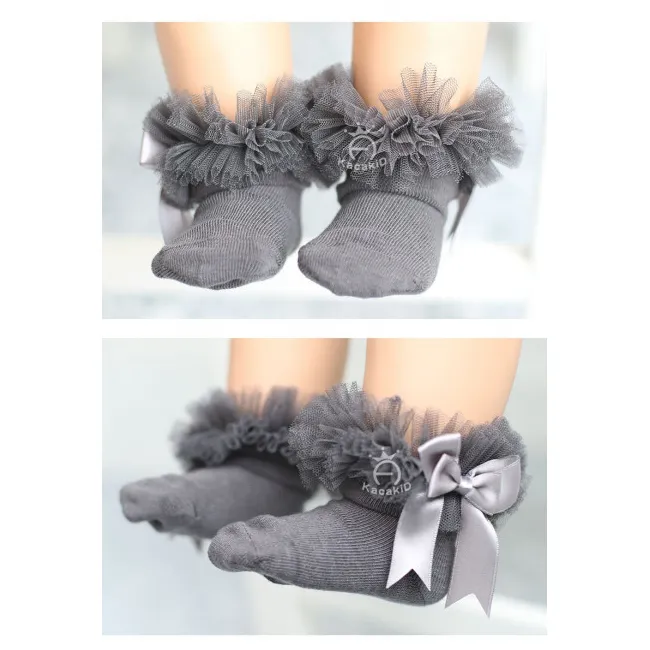 Sosetele cu tulle si fundita md434