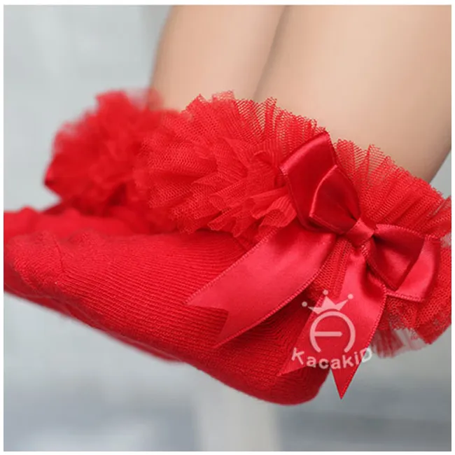 Sosetele cu tulle si fundita md434