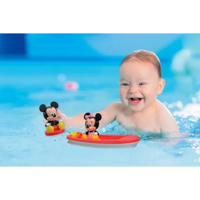 Clementoni - Barcuta plutitoare cu figurine Mickey si Minnie - ARTCL17626