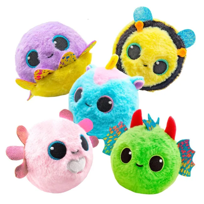 Craze - Jucarie de colectie Bounzz animalute saltarete din plus cu diametru de 6 cm diverse modele - ARTCRZ73605