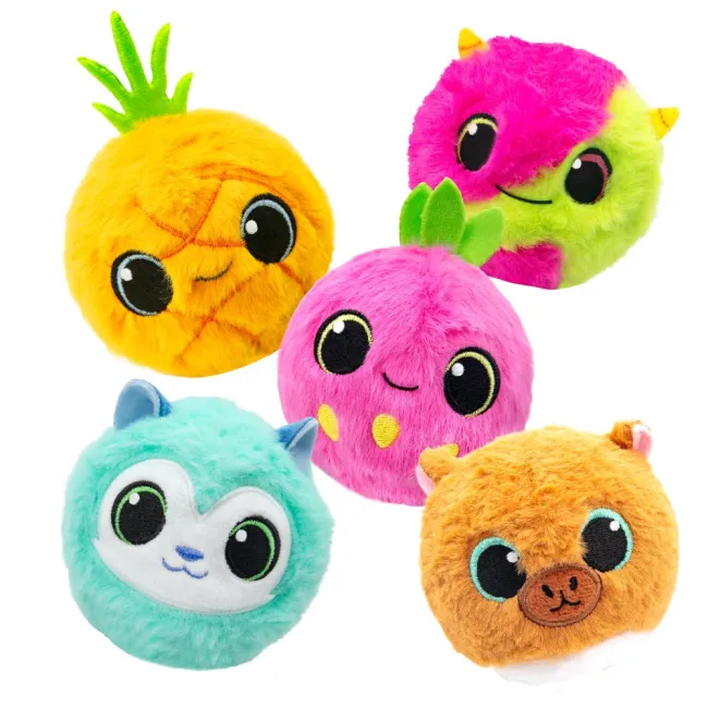 Craze - Jucarie de colectie Bounzz animalute saltarete din plus cu diametru de 6 cm diverse modele - ARTCRZ73605