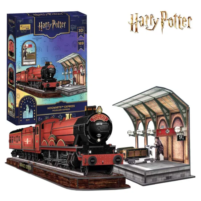 Cubic Fun - Puzzle 3D Harry Potter trenul Hogwarts Express 169 piese - ARTCU540303