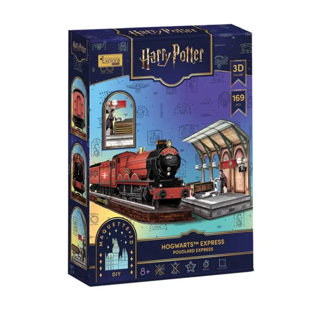 Cubic Fun - Puzzle 3D Harry Potter trenul Hogwarts Express 169 piese - ARTCU540303
