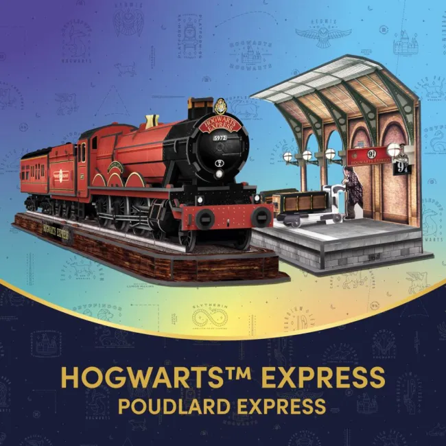 Cubic Fun - Puzzle 3D Harry Potter trenul Hogwarts Express 169 piese - ARTCU540303