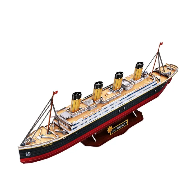 Cubic Fun - Puzzle 3D Nava medie Titanic 125 piese - ARTCUT4045H