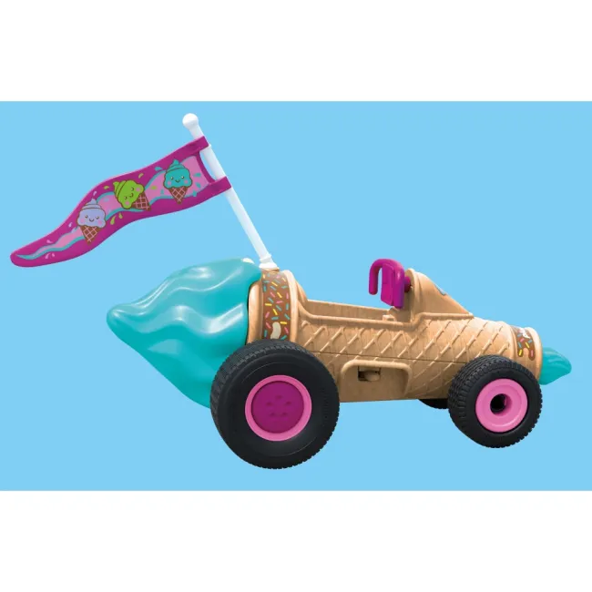 Playmobil - Jucarie de rol Cursa cu cornetul de inghetata - ARTPM71718