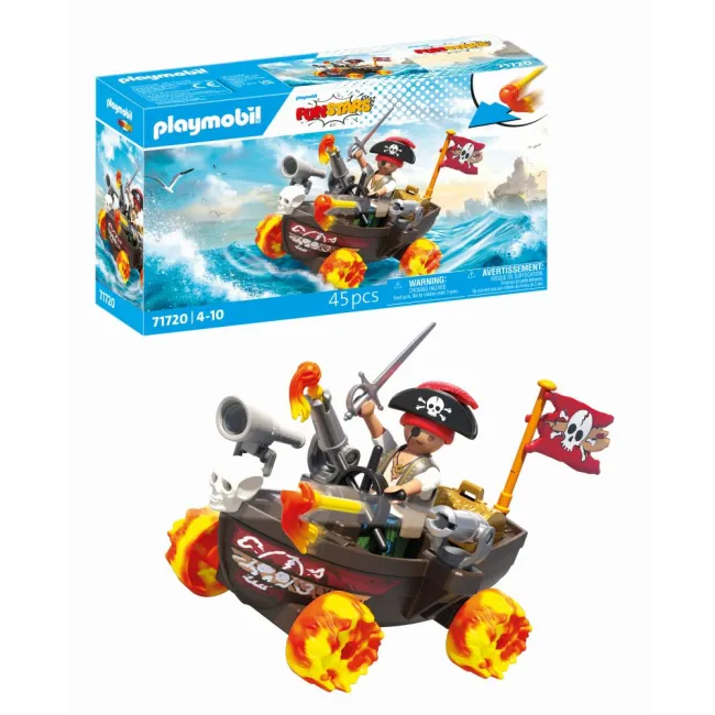 Playmobil - Jucarie de rol Cursa cu barca piratilor - ARTPM71720