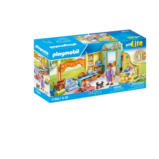 Playmobil - Centru de ingrijire pentru catelusi - ARTPM71743
