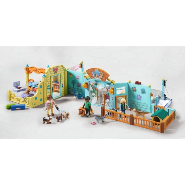 Playmobil - Centru de ingrijire pentru catelusi - ARTPM71743