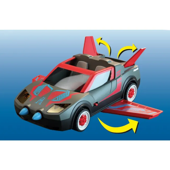 Playmobil - Jucarie de rol Lupta eroului cu vehicul - ARTPM71832