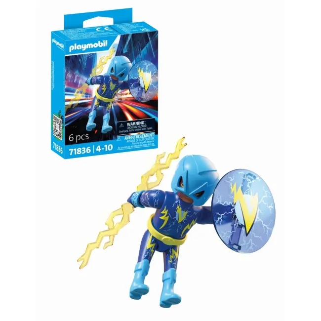Playmobil - Jucarie de rol Supereroul fulger - ARTPM71836