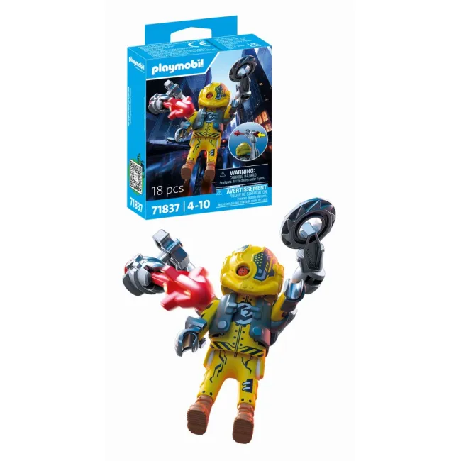 Playmobil - Jucarie de rol Supereroul robot - ARTPM71837