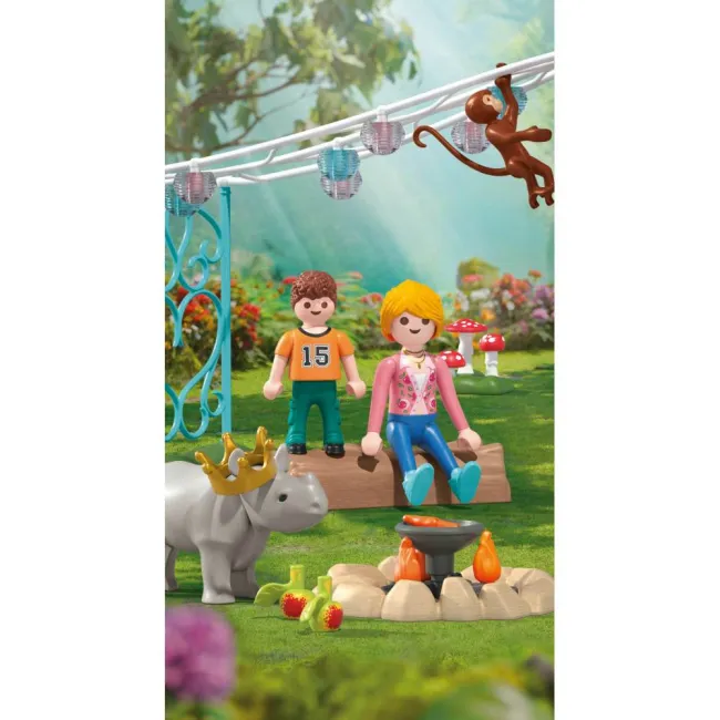 Playmobil - Jucarie de rol Petrecerea aniversara a animalelor - ARTPM71855