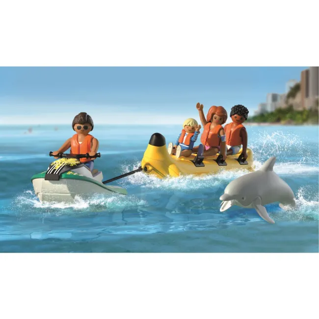 Playmobil - Jucarie de rol Plimbare pe mare cu banana - ARTPM71905