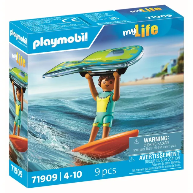 Playmobil - Jucarie de rol Surfing cu zmeu - ARTPM71909