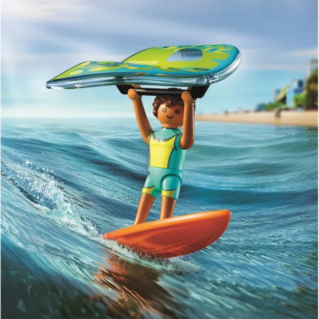 Playmobil - Jucarie de rol Surfing cu zmeu - ARTPM71909