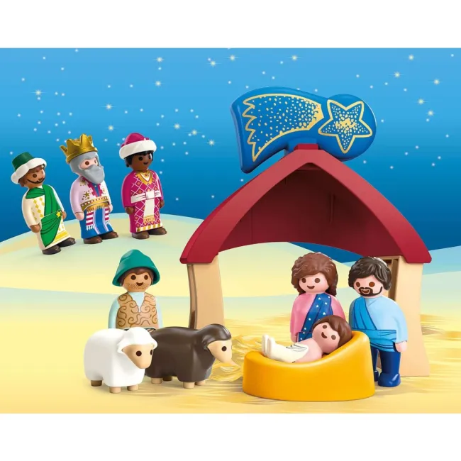 Playmobil - Junior Scena de Craciun nasterea Domnului - ARTPM72001