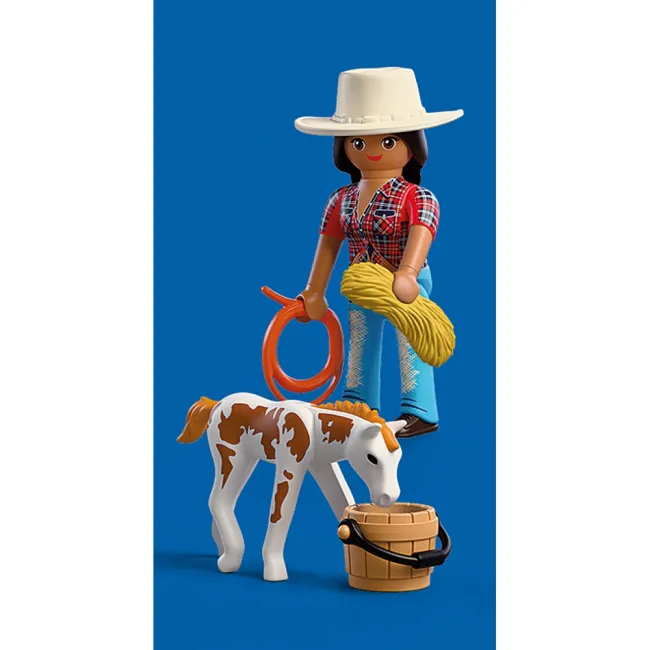 Playmobil - Set 2 figurine calareata si manz - ARTPM72026