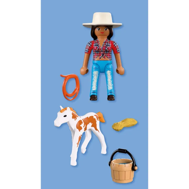 Playmobil - Set 2 figurine calareata si manz - ARTPM72026