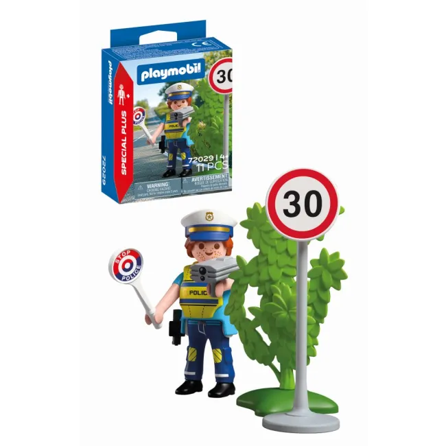 Playmobil - Figurina politist cu radar - ARTPM72029