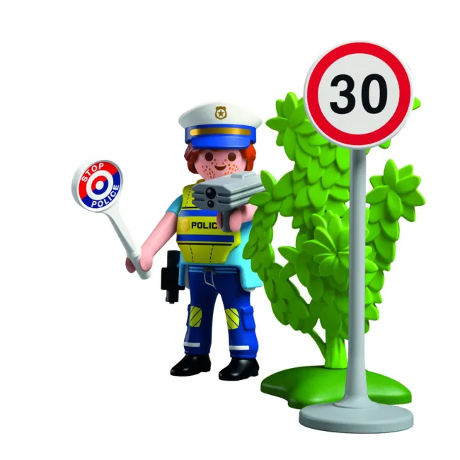 Playmobil - Figurina politist cu radar - ARTPM72029