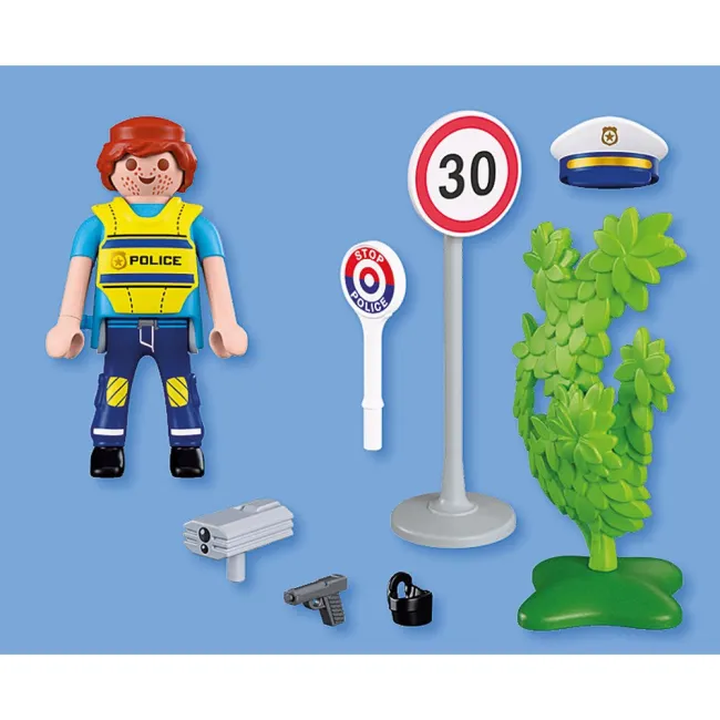 Playmobil - Figurina politist cu radar - ARTPM72029