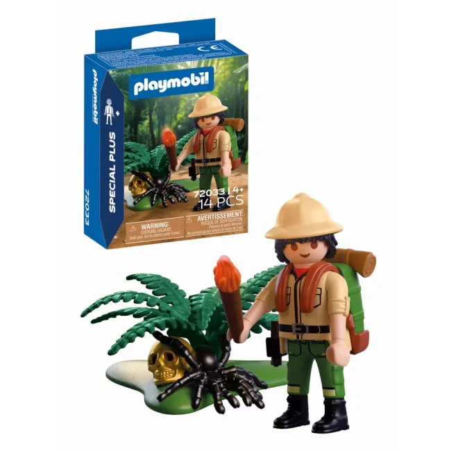 Playmobil - Figurina aventurier cu accesorii - ARTPM72033