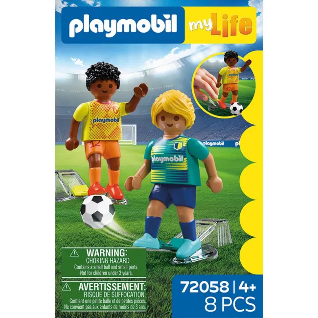 Playmobil - Jucarie de rol set 2 fotbalisti - ARTPM72058