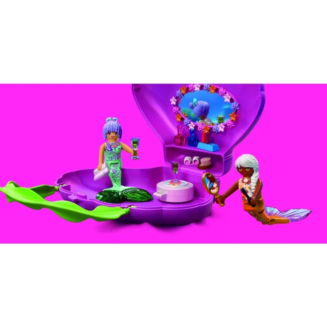 Playmobil - Jucarie de rol Geanta scoica a sirenei - ARTPM72105