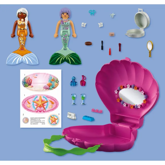 Playmobil - Jucarie de rol Geanta scoica a sirenei - ARTPM72105