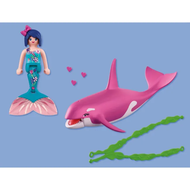 Playmobil - Jucarie de rol Orca si sirena - ARTPM72106