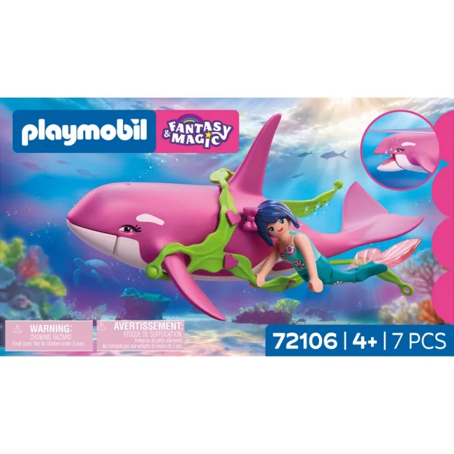 Playmobil - Jucarie de rol Orca si sirena - ARTPM72106