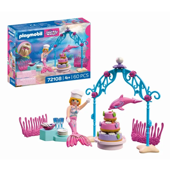 Playmobil - Jucarie de rol Bufet pentru nunta subacvatica - ARTPM72108