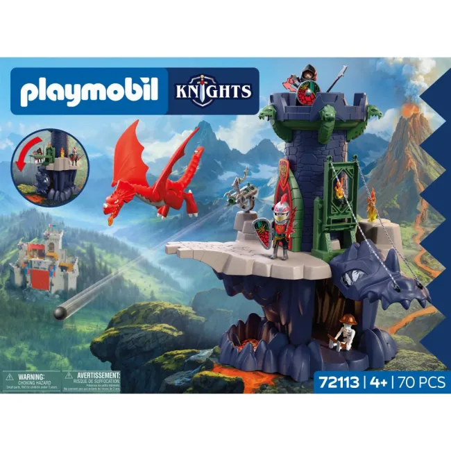 Playmobil - Jucarie de rol Turnul cavalerilor Dragon - ARTPM72113