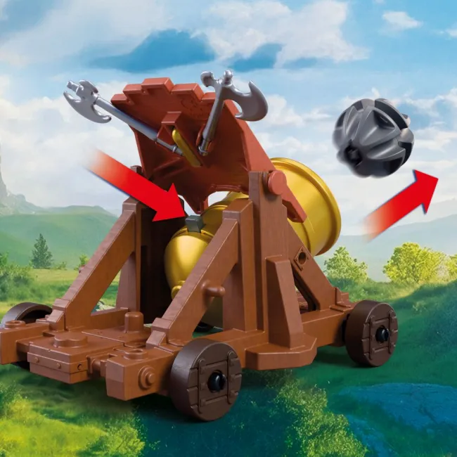 Playmobil - Jucarie de rol Tunul cavalerilor Leu - ARTPM72115