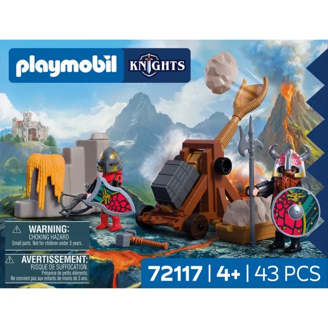 Playmobil - Jucarie de rol Catapulta cavalerilor Dragon - ARTPM72117