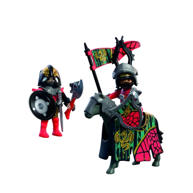 Playmobil - Jucarie de rol Conducatorul cavalerilor Dragon - ARTPM72118