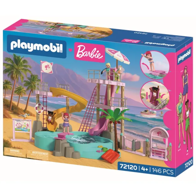 Playmobil - Barbie Distractie la parcul acvatic - ARTPM72120