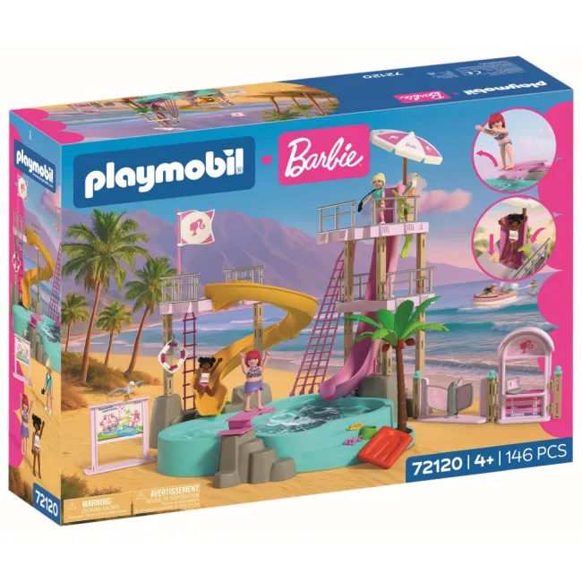 Playmobil - Barbie Distractie la parcul acvatic - ARTPM72120