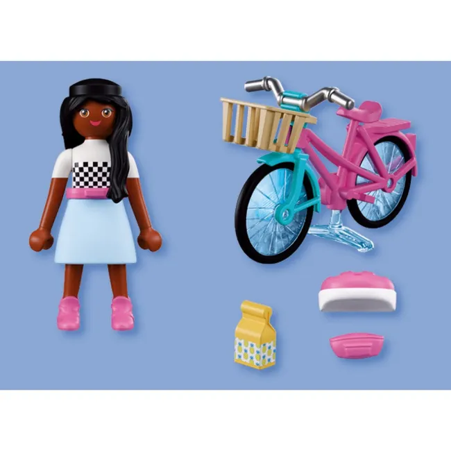 Playmobil - Barbie Brooklyn la plimbare cu bicicleta - ARTPM72125