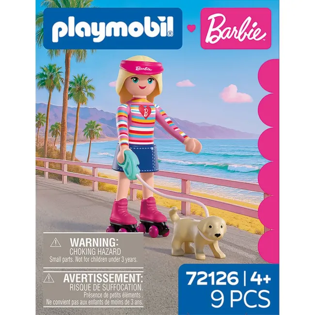 Playmobil - Barbie in stil Malibu la plimbare pe role - ARTPM72126