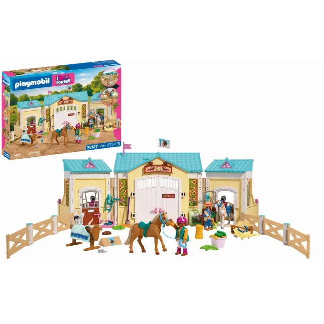 Playmobil - Jucarie de rol Grajd mare de calarie - ARTPM72127